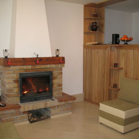 Detaliu de living rustic...